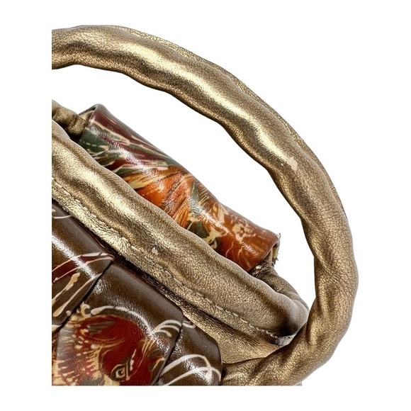 Patricia Nash Milburn Leather Crossbody Antique Bronze, New with Defects - Picture 11 of 12